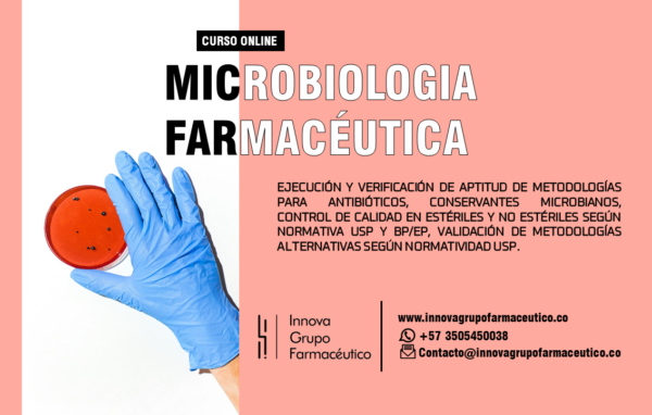 MICROBIOLOGÍA FARMACÉUTICA