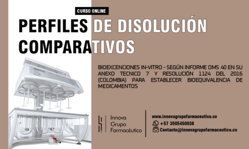 PERFILES DE DISOLUCIÓN COMPARATIVOS (BIOEXENCIONES –IN-VITRO)