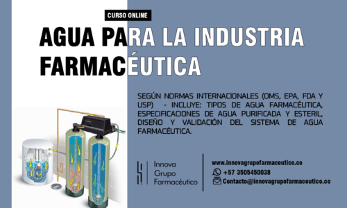 AGUA PARA LA INDUSTRIA FARMACÉUTICA