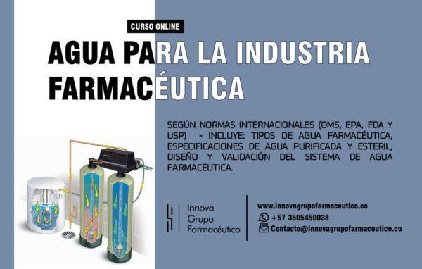 AGUA PARA LA INDUSTRIA FARMACÉUTICA