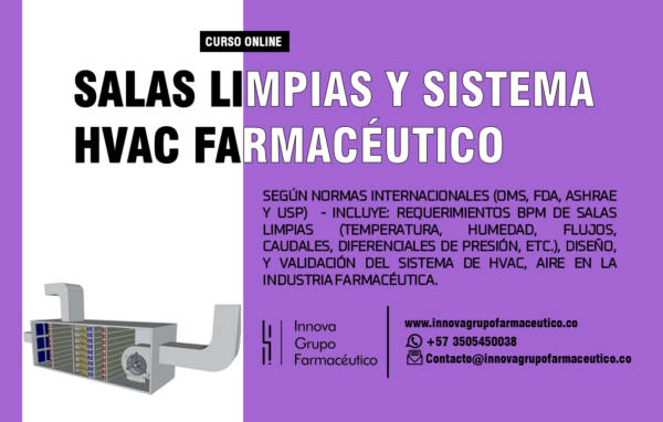 SALAS LIMPIAS Y SISTEMA HVAC FARMACÉUTICO