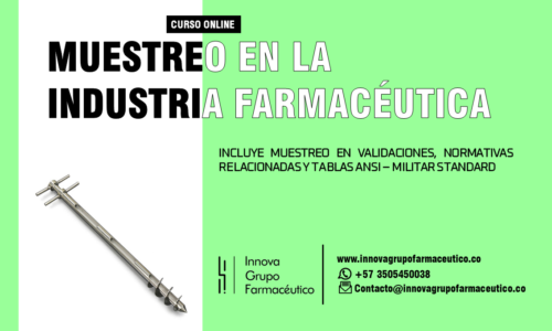 MUESTREO EN LA INDUSTRIA FARMACÉUTICA