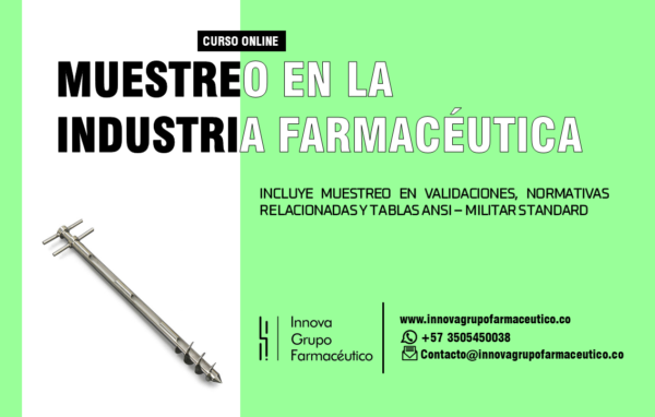 MUESTREO EN LA INDUSTRIA FARMACÉUTICA