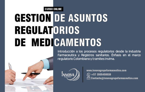 GESTIÓN DE ASUNTOS REGULATORIOS DE MEDICAMENTOS.